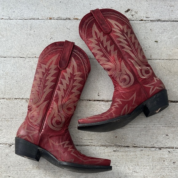 Old Gringo Shoes - Old Gringo Western Stitched Genuine Leather Cowgirl Boot Size 6.5